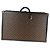Malle Louis Vuitton Monogram Macassar & cuir noir Alzer 70 Marron - vue 6