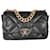 Chanel Black Shiny Lambskin Chanel 19 flap bag Leather  ref.1214343