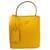 Prada Panier-Tasche aus gelbem Saffiano-Leder  ref.1214348