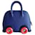 Hermès Hermes Bolide on wheels bag Blue Orange Leather  ref.1214379