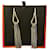 Hermès Earrings Silvery Silver  ref.1214389