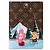 Louis Vuitton LV Clemence Notebook Ice Skating Xmas Brown