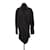 Attico Robe en coton Noir  ref.1214540