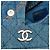 Sac CHANEL Wallet on Chain en Denim Bleu - 101725 - vue 6