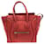 Céline Luggage Veau façon poulain Rouge  ref.1214597