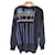 Gianni Versace prendas de punto vintage hombres lana pull 80S 90S Negro Multicolor  ref.1214756