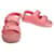 GUCCI GG Buckled Bubblegum Pink Rubber Sandals  Chunky Foovery good conditiond Ridged Sole 38  ref.1214940