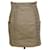 Balmain Beige Lace Up Mini Skirt Cotton  ref.1214990