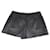 Balenciaga Schwarze Mini-Shorts Leder  ref.1214993