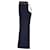 Escada Indaco scuro TNM 2000s Boot Cutc Grommet Jeans a vita alta/Pantaloni Cotone  ref.1215008
