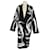 Hermès Schwarze Farbe/Weiße lange Strickjacke von Promenade du Matin Kaschmir  ref.1215009