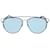 Dior Gafas de sol de aviador con recorte tecnológico en azul y negro Plástico  ref.1215040