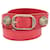 Balenciaga Bracelet enroulé géant Red Arena Cuir Rouge  ref.1215052