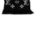 Bufanda negra Louis Vuitton Logomania Wool Shine Bufandas Negro Lana  ref.1215069