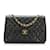 Bolso de hombro con solapa única Chanel Jumbo Classic de piel de cordero negro Cuero  ref.1215076