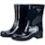 Prada Blue Triangle Women Rain Boots (39) Cloth  ref.1215098