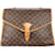 Louis Vuitton Canvas Monogram Bel Air Clutch Brown Cloth  ref.1215104