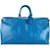 Louis Vuitton Keepall de cuero Epi azul 45  ref.1215128