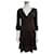 Diane Von Furstenberg DvF Gaby Viskose-Jersey-Kleid, Vintage Neuauflage Braun Polyamid  ref.1215403