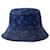 Regenerated Deadstock Bucket Hat - Marine Serre - Cotton - Blue Laser Synthetic  ref.1215429