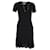 Vestido vieira com cadarço Michael Kors em poliéster preto  ref.1215448
