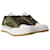 Zapatillas Deck - Alexander McQueen - piel de becerro - Caqui Verde Cuero  ref.1215451