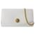 Embleme Wallet On Chain - Balmain - Leather - White Pony-style calfskin  ref.1215506