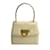 Céline Leather Handbag White  ref.1215551
