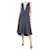 Brunello Cucinelli Dark grey sparkly strap dress - size UK 10 Silk  ref.1215640