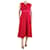Autre Marque Emilia Wickstead Pink criss-cross crepe dress - size UK 10  ref.1215672