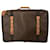 Dolly/ “Satellite” trunk 70 Louis Vuitton Brown Light brown Dark brown Leather Cloth  ref.1215693