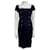 Diane Von Furstenberg DvF Marlze navy dress in a military style Navy blue Wool Elastane  ref.1215711