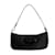 Prada Baguette-Tasche mit Tessuto-Logo Schwarz Leinwand  ref.1215858
