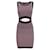 Neues hellviolett gestreiftes Cut-out-Kleid von GUESS Lavendel Viskose  ref.1215904