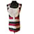 Weißes Baumwolloberteil von DOLCE & GABBANA mit roten und schwarzen Streifen Baumwolle  ref.1215908