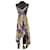 ROCCOBAROCCO Magnífico vestido longo ROCCO BAROCCO com estampa multicolorida Multicor Poliéster  ref.1215909