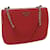 PRADA Chain Shoulder Bag Nylon Red Auth 63571  ref.1215945