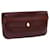CARTIER Clutch Bag Leather Wine Red Auth ar11246  ref.1215995
