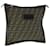 FENDI Zucca Canvas Clutch Bag Black Brown Auth am5573  ref.1216017