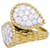 Boucheron Vintage-Ring „Serpent Bohème“ Gelbgold, Platin, Diamanten. Gelbes Gold  ref.1216045