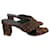 SAINT LAURENT  Sandals T.eu 38 Pony-style calf leather Pony-style calfskin  ref.1216282