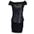 Autre Marque Tom und Linda Platt Schwarzes Kreppkleid mit Pailletten Synthetisch  ref.1216287