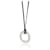 Hermès Sterling Silver Nylon Cord Isthme Touareg Pendant Argent  ref.1216329