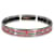 Schmales Hermès-Armband aus rotem Emaille-Palladium 62  ref.1216335