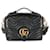Gucci Black Calfskin Matelasse Sylvie Marmont Top Handle Bag Leather  ref.1216336