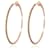 Van Cleef & Arpels Large Perlee Hoop Earrings in 18k Rose Gold Pink gold  ref.1216428