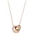 Cartier Love Diamond Necklace in 18k Rose Gold 0.30 ctw Pink gold  ref.1216436