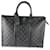 Louis Vuitton Monogram Eclipse Canvas Sac Plat Horizontal Zipper Black Cloth  ref.1216482