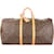 Louis Vuitton Canvas Monogram Keepall 60 Brown Cloth  ref.1216512