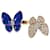 Anel borboleta Van Cleef & Arpels com lápis-lazúli e diamantes 18K Gold 0.99 ctw Ouro amarelo  ref.1216541